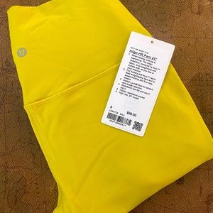 NWT lululemon Align HR 25” Pant — Sz 8 in Soleil